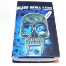 BLACK SKULL AND FANG KEY CHAIN