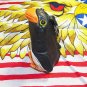LEATHER PENGUINE COIN PURSE N KEY RING