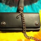 Biker/Trucker Wallet with Chain and key holder  WITH TEXAS STAR SNAPS