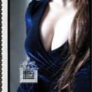 New Sexy Glitter Blue Backless Clubwear Mini Dress M