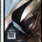 Sexy Black Sequin Bling Deep V Clubwear Mini Dress M