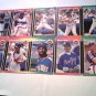 10 Card Lot MLB 1989 DonRuss BaseBall Trading Cards Bob Boone,Darryl Strawberry...