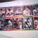 Dale Murphy #104, Alan Trammell (#180) 10 Card Lot MLB 1989 DonRuss BaseBall Trading Cards