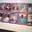 Mitch Williams,Mike Krukow,Joe Price...10 Card Lot MLB 1989 DonRuss BaseBall Trading Cards