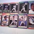Bobby Thigpen, Carlton Fisk,Atlee Hammaker...10 Card Lot MLB 1989 DonRuss BaseBall Trading Cards