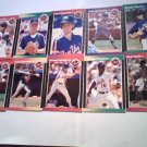 Lenny Dykstra,Dwight Gooden...10 Card Lot Major League Baseball 1989 DonRuss Trading Cards