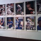 Walt Terrell,Jamie Moyer...10 Card Lot MLB Upper Deck 1989 BaseBall Cards