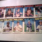 Rick Leach,Barry Bonds,Rick Cerone...10 Card Lot MLB Topps 1986 BaseBall Cards