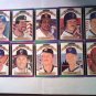 Glenn Davis, Carlton Fisk,Vince Coleman Diamond Kings 1989 10 Card Lot