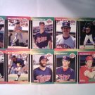 Randy Bush,Frank Viola,Kent Hrbek...10 Card Lot 1989 MLB DonRuss