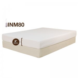 8-inch Thick Memory Foam King Size Bed w/ Plush Knit Cover by Dormia