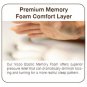 8-inch Thick Memory Foam King Size Bed w/ Plush Knit Cover by Dormia