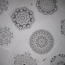 Mandala/Kaleidoscope Coloring Page Cd - Set 7