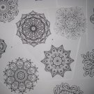 Mandala/Kaleidoscope Coloring Page Cd - Set 9