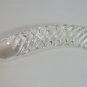 NEW Glass Massager-9" Curved Wand Dong Dildo, Double Ends, Clear Spiral G-019