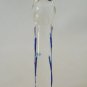 NEW Glass Massager-6 3/4" Curved Dildo Dong Anal Plug W/Base, Engraved Branch Shaft G-072