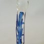 NEW Glass Massager-6 3/4" Curved Dildo Dong Anal Plug W/Base, Engraved Branch Shaft G-072