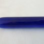 NEW Glass Massager-8" Straight Dildo Dong Anal Plug W/Beaded Handle, Double Heads, Dark Blue G-074