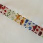 NEW Glass Massager-7 1/2" Straight Dildo Dong Anal Plug, Double Heads, Multiple Color Beads G-075