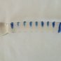 NEW Glass Massager-8" Slightly Curved Dildo Anal Plug, Engraved Love Arrow, Beads G-079