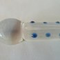NEW Glass Massager-8" Slightly Curved Dildo Anal Plug, Engraved Love Arrow, Beads G-079