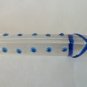 NEW Glass Massager-8" Slightly Curved Dildo Anal Plug, Engraved Love Arrow, Beads G-079