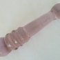 NEW Glass Massager-6 1/2" Tapered Dildo Dong Anal Plug, Double Head, Pink G-087