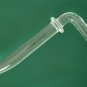 NEW Glass Massager-8 1/2" Curved Dildo Dong Anal Plug W/90° Bended Handle, Cane Shape, Clear G-088