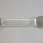 NEW Glass Massager-8" Straight Dildo Dong Anal Plug With Handle, Pink Tip, Clear Wand G-043