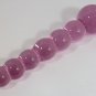 NEW Glass Massager-6 7/8" Bumps Wand Dildo Dong, Double Heads, Pink  G-024