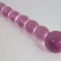 NEW Glass Massager-6 7/8" Bumps Wand Dildo Dong, Double Heads, Pink G-024