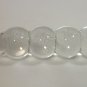 NEW Glass Massager-7" Straight Dildo Dong Anal Plug, 4 bumps, Blue Beads G-038