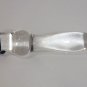 NEW Glass Massager-9" Straight Slim Wand Dildo Dong with Handle, Blue Spiral G-049