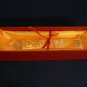 NEW Glass Massager-8" Straight Dildo Dong with Base, Clear Heart Engraved G-050