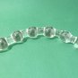NEW Glass Massager-11 1/2" HUGE Curved Dong Dildo Wand, 4 Bumps Double Ends G-054