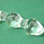 NEW Glass Massager-11 1/2" HUGE Curved Dong Dildo Wand, 4 Bumps Double Ends G-054