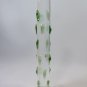 NEW Glass Massager-8" Straight Dildo Dong Anal Plug, Green Rain Drops G-056