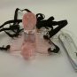NEW 7 VIBRATING MODES BUTTERFLY STRAP ON CLITORAL G-SPOT ANAL STIMULATOR, PINK GFF-1012
