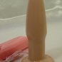 NEW 4" MULTIPLE SPEED VIBRATING ANAL BUTT PLUG WITH SUCTION CUP BASE, FLESH GFF-1008S