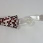 NEW GLASS MASSAGER-8 1/2" BEND SPINNING ANAL BUTT PLUG RED BEADS CORN SHAPED HEAD BEND SHAFT G-033
