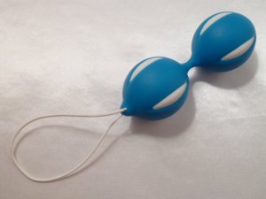 NEW CLASSIC SILICONE SAMRT BEN-WA-BALLS, KEGEL EXERCISE & MASSAGE FOR WOMEN BLUE GFF-2005-1