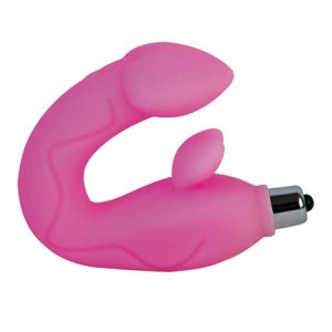 POWERFUL SINGLE SPEED PINK ROCK CHICK VIBRATOR, SINICONE WATERPROOF G-SPOT CLITORIS