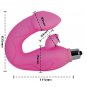 POWERFUL SINGLE SPEED PINK ROCK CHICK VIBRATOR, SINICONE WATERPROOF G-SPOT CLITORIS