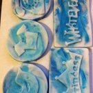 Handmade Blue Set of Soap 5.1oz Total