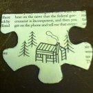 Handmade Cottage Puzzle Pendant