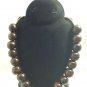 Dark Brown Necklace Made With Wood Beads
