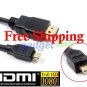 Micro HDMI to HDMI Cable for HTC EVO 4G Motorola Droid X XT800 4ft