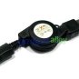Retractable Micro USB Data charging Cable for Samsung GT-I9100 Galaxy S II 2 T-Mobile SGH-T989