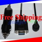 for Garmin GPSMAP 96 96C PC Data 12V DC Power Cable Car Charger 2in1 Comparable to 010-10165-00