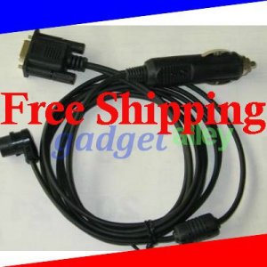 for Garmin StreetPilot / StreetPilot ColorMap PC Data 12V DC Power Car Charger Cable 2in1 Combo
